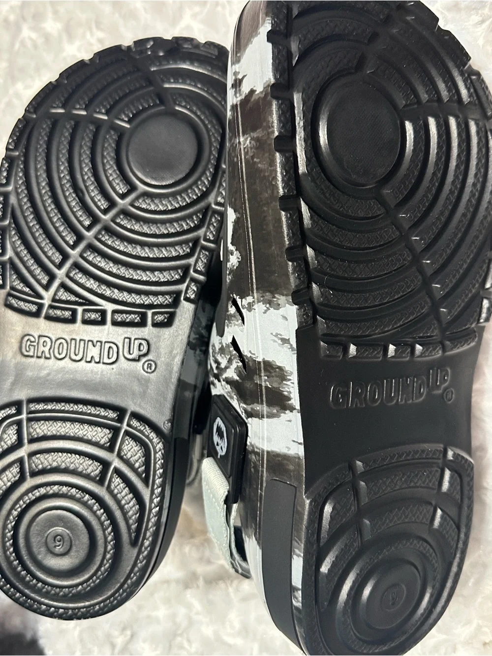 Disney Jack Skellington Kids Clogs in Black & Gray Size 9 Big Kids